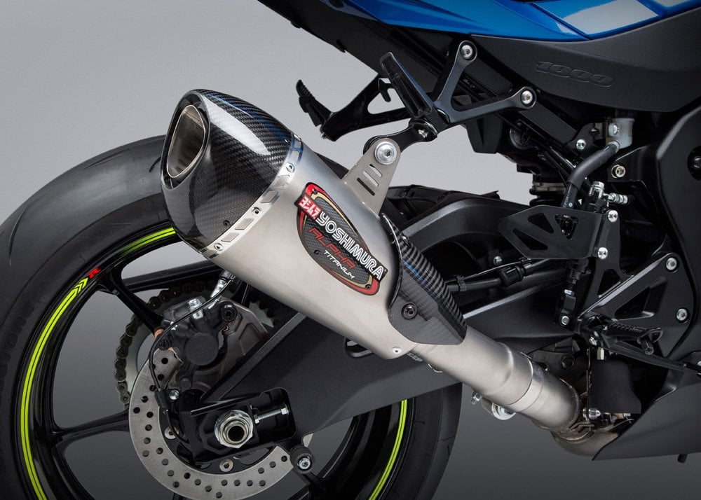 Suzuki GSX-R1000 2017 Street ALPHA T Slip On Works Finish Titanyum