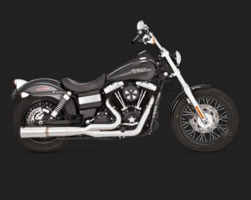 Vance & Hines 2014 Fatbob Çelik HI-OUTPUT 2-INTO-1 Komple Egzoz 27523
