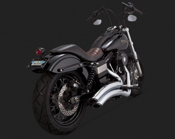 Vance & Hines 2014 Fatbob SUPER RADIUS Komple Egzoz 26053