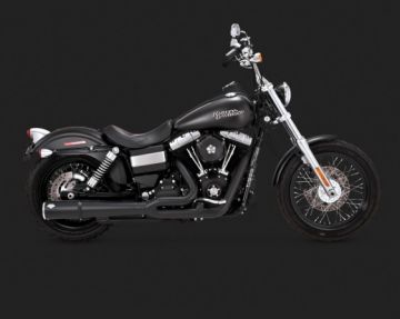 Vance & Hines 2014 Fatbob PRO PIPE BLACK Komple Egzoz 47525