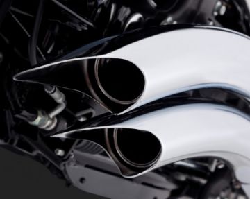 Vance & Hines 2014 Fatbob BIG RADIUS 2-INTO-2 CHROME Komple Egzoz 26061