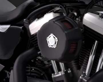 Vance & Hines 2014 Fatbob VO2 AIR INTAKE DUKE BLACK  40005