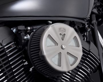 Vance & Hines 2014 Fatbob VO2 SKULLCAP CROWN Mat Krom Hava Filtresi Kapak 71025
