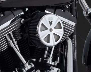 Vance & Hines 2014 Fatbob VO2 SKULLCAP CROWN Mat Krom Hava Filtresi Kapak 71025