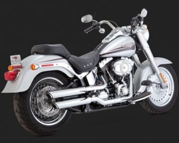 Vance & Hines 2014 Fatboy TWIN SLASH 3″ SLIP-ONS Egzoz 16843