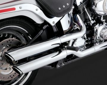 Vance & Hines 2014 Fatboy TWIN SLASH 3″ SLIP-ONS Egzoz 16843