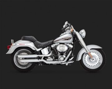 Vance & Hines 2014 Fatboy TWIN SLASH 3″ SLIP-ONS Egzoz 16843