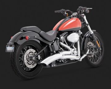 Vance & Hines 2014 FatBoy Lo BIG RADIUS 2-INTO-1 Krom Egzoz 28019