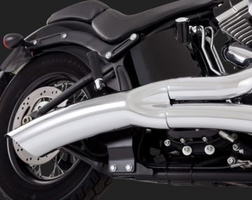 Vance & Hines 2014 FatBoy Lo BIG RADIUS 2-INTO-1 Krom Egzoz 28019