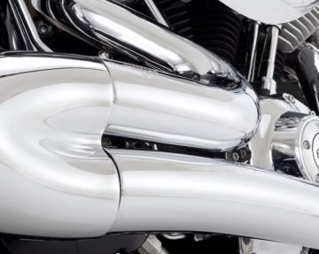 Vance & Hines 2014 FatBoy Lo BIG RADIUS 2-INTO-1 Krom Egzoz 28019