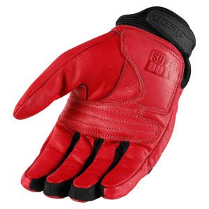 ICON SUPERDUTY2 - Red Deri Eldiven
