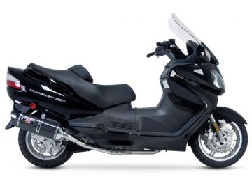Suzuki Burgman 650 R77 Komple Sistem Karbon Tüp Egzoz 2007-13
