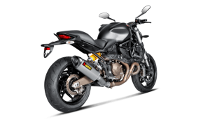 Ducati Monster 821 Akrapovic Slip-On Line (Titanium)