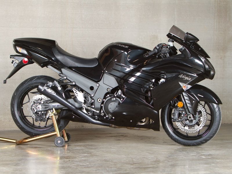 DRC まとめ売り Kawasaki ZX-14R 12-17 Çift Retro-Drag Slip On Egzoz | M4 Exhaust