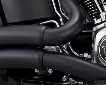 Vance & Hines 2014 Fatboy Lo SUPER RADIUS BLACK Egzoz 46051