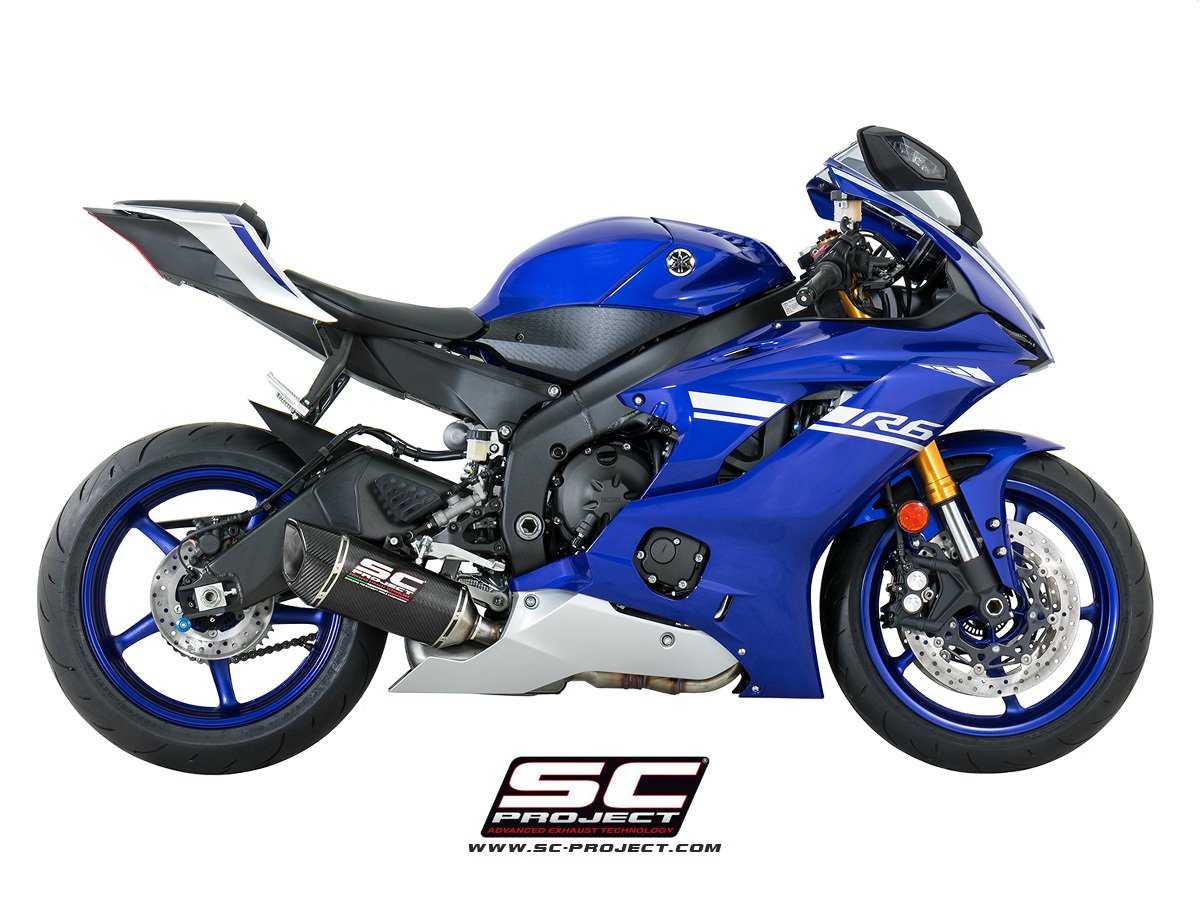 Yamaha YZF R6 2017+ SC Project SC1-R Slip On Egzoz
