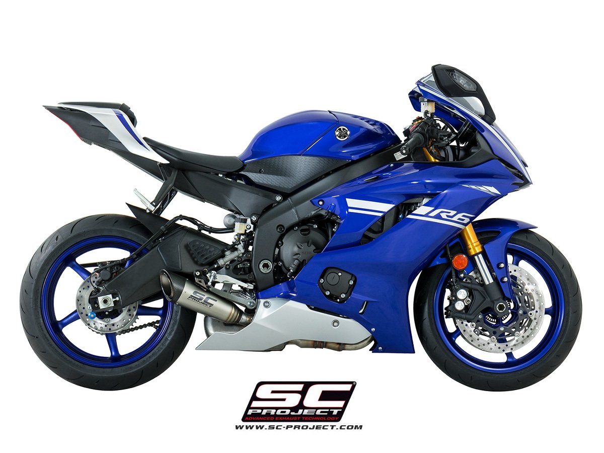 Yamaha YZF R6 2017+ SC Project S1 Slip On Egzoz
