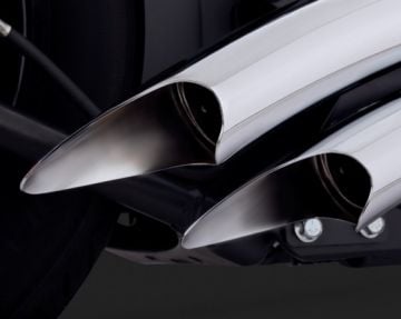 Vance & Hines 2014 Heritage Softail Classic BIG RADIUS 2-INTO-2 Krom Egzoz 26059