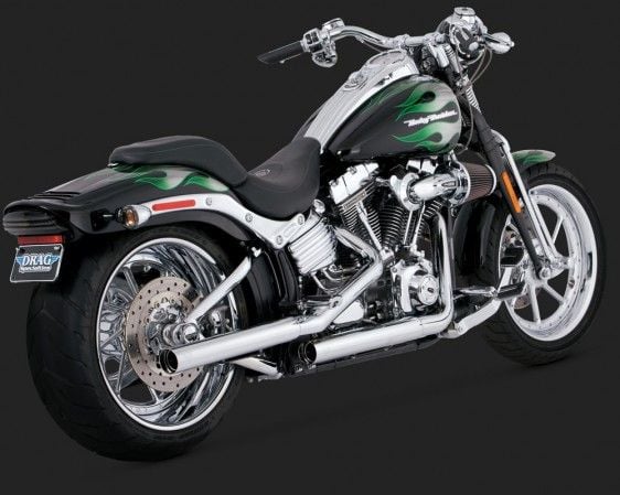 Vance & Hines 2014 Heritage Softail Classic STRAIGHTSHOTS HS SLIP-ONS Egzoz 16831