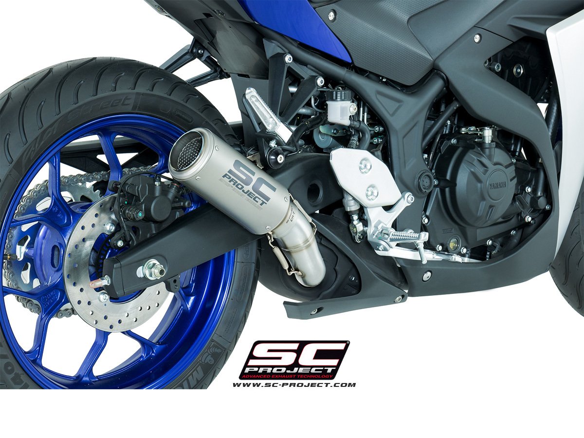 Yamaha YZF R25 SC Project CR-T Slip On Egzoz | SC Project | Yamaha