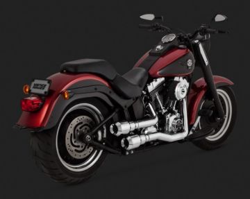 Vance & Hines 2014 Heritage Softail Classic HI-OUTPUT GRENADES 2-INTO-2 Krom Egzoz 16846
