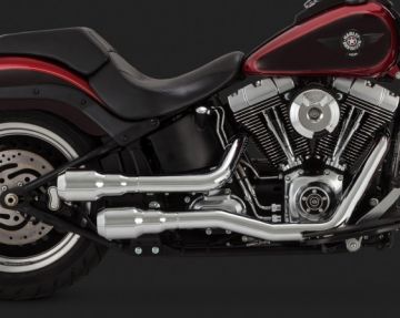 Vance & Hines 2014 Heritage Softail Classic HI-OUTPUT GRENADES 2-INTO-2 Krom Egzoz 16846
