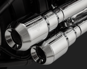 Vance & Hines 2014 Heritage Softail Classic HI-OUTPUT GRENADES 2-INTO-2 Krom Egzoz 16846