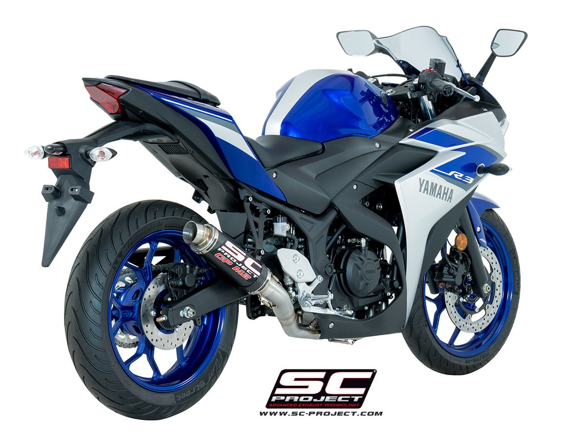 Yamaha YZF R25 SC Project GP-M2 Full Sistem Egzoz