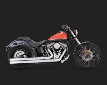 Vance & Hines 2014 Heritage Softail Classic  BIG SHOTS LONG Egzoz 17823