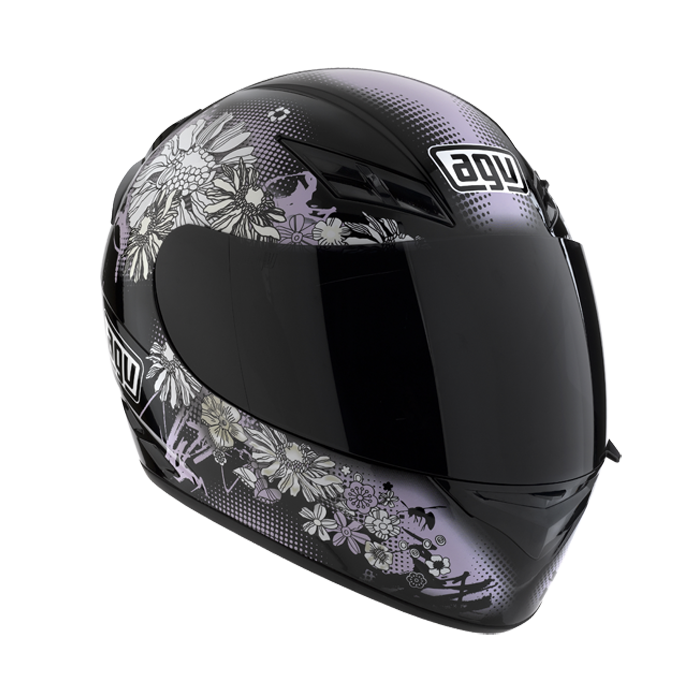 AGV K-3 Fleurs Black/Pink Full Face Kask