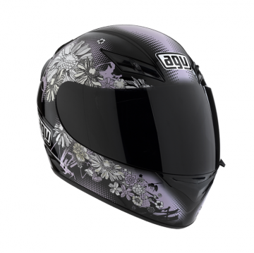 AGV K-3 Fleurs Black/Pink Full Face Kask