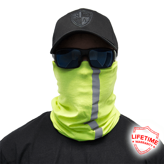 SA Company Reflective | Electric Yellow Yüz Maskesi