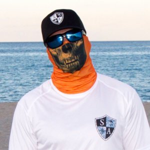 SA Company Orange Skull Yüz Maskesi