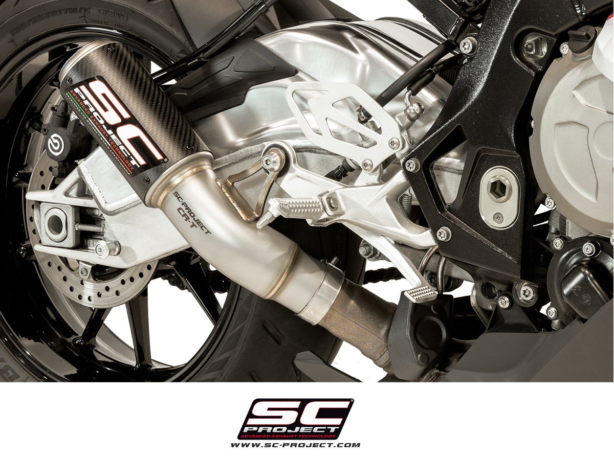 Bmw S1000 RR SC Project CR-T Slip On Egzoz - Karbon | SC Project