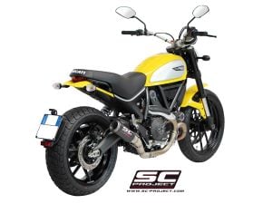 Ducati Scrambler SC Project CR-T Slip On Egzoz - Karbon