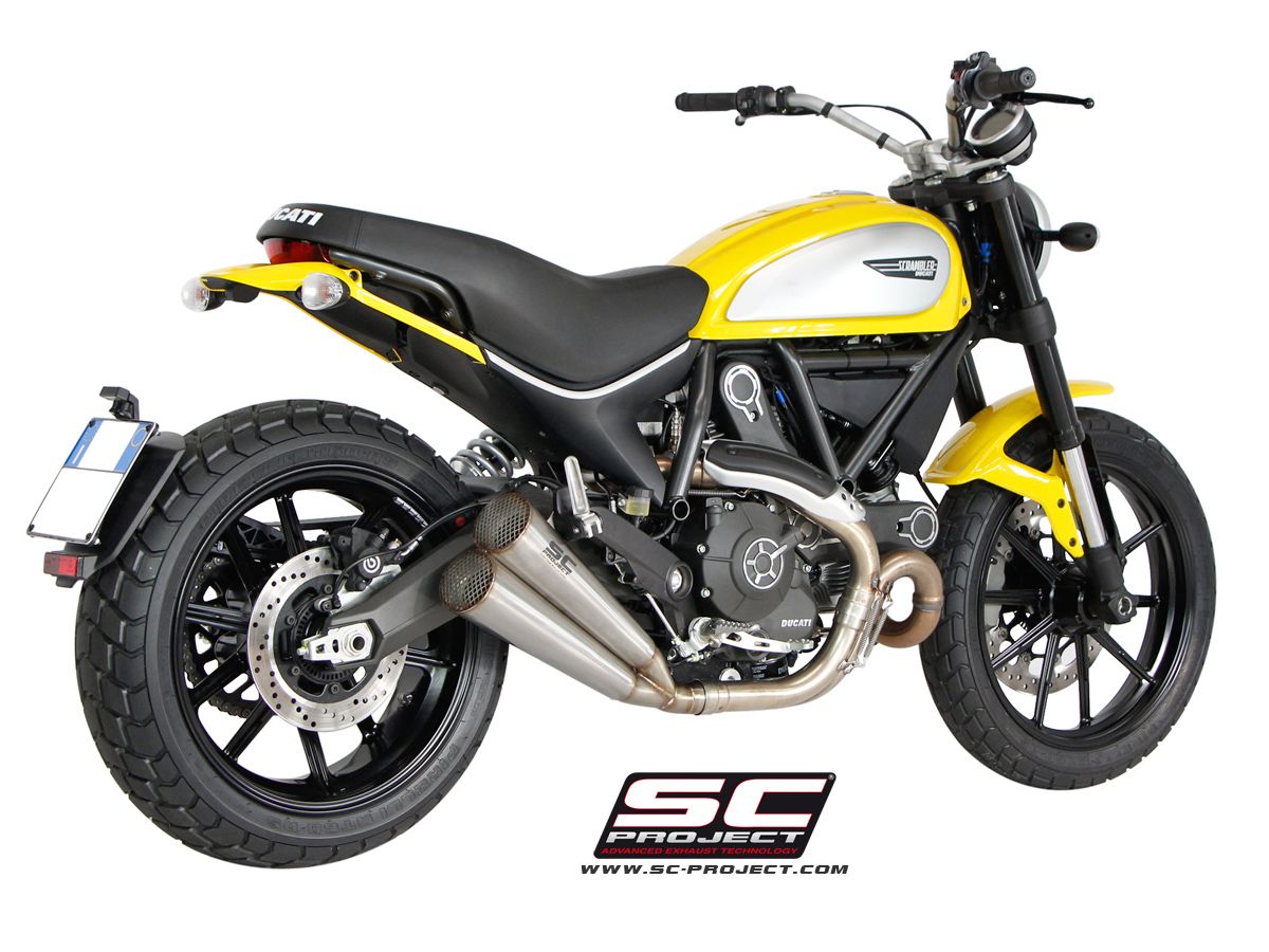 Ducati Scrambler SC Project Conic Twin Slip On Egzoz