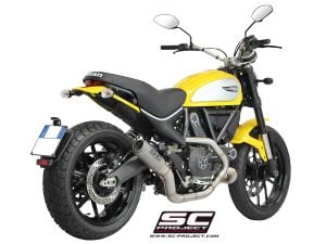 Ducati Scrambler SC Project CR-T 2-1 Full Sistem Egzoz Titanyum