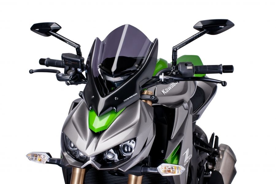 Kawasaki 2014 Z1000 Puig Touring Model Ön Siperlik Camı Siyah