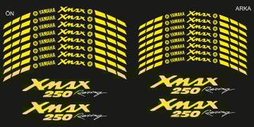 Yamaha Xmax 250 Jant Sticker Seti