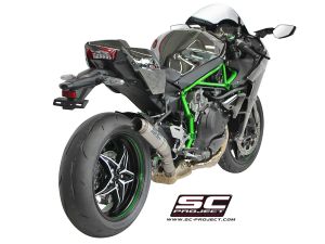 Kawasaki H2 SC Project GP70-R Egzoz - Titanyum