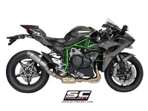 Kawasaki H2 SC Project GP70-R Egzoz - Titanyum