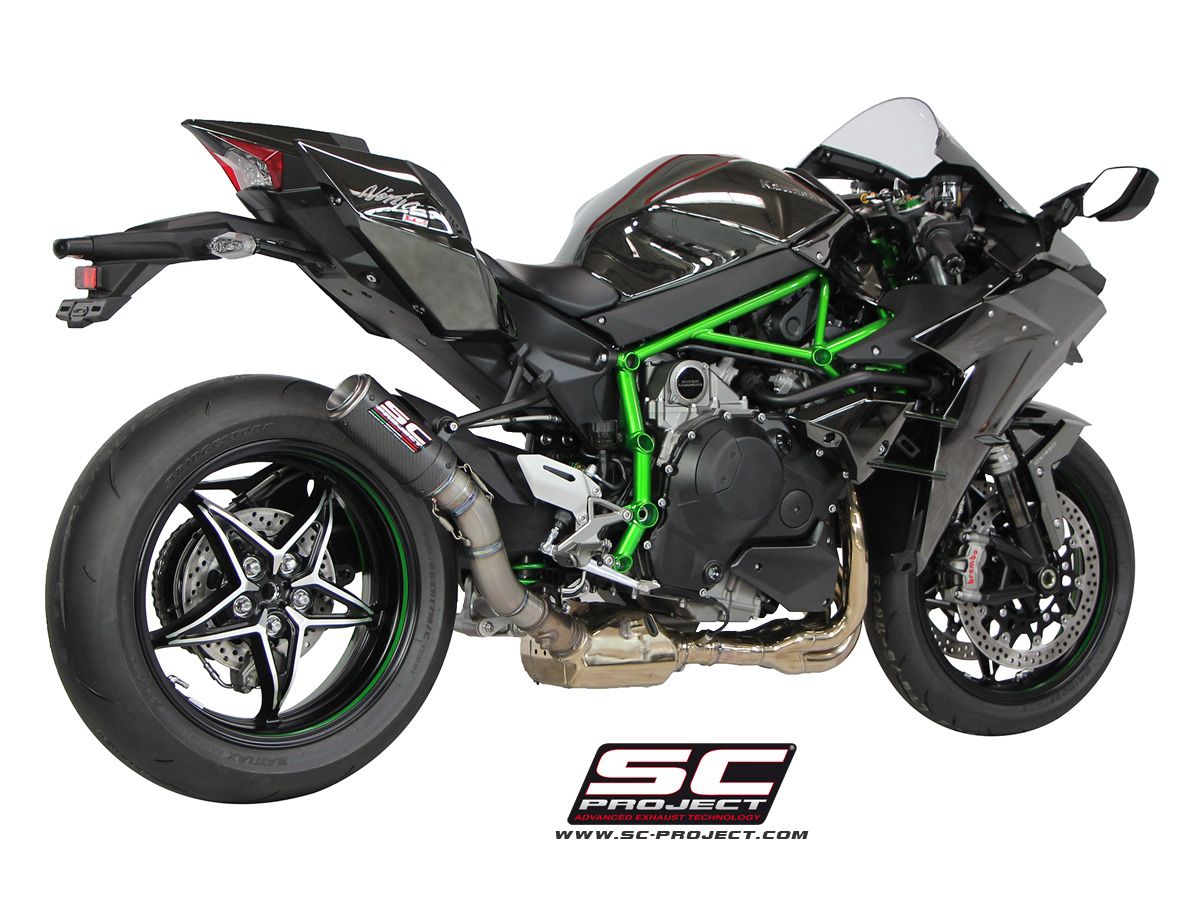 Kawasaki H2 SC Project CR-T Slip On Egzoz - Karbon | SC Project