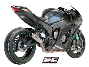 Kawasaki Ninja ZX-10R SC Project GP70-R Slip On Egzoz - Titanyum + Link Pipe