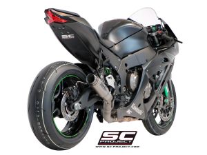 Kawasaki Ninja ZX-10R SC Project GP70-R Slip On Egzoz - Titanyum + Link Pipe