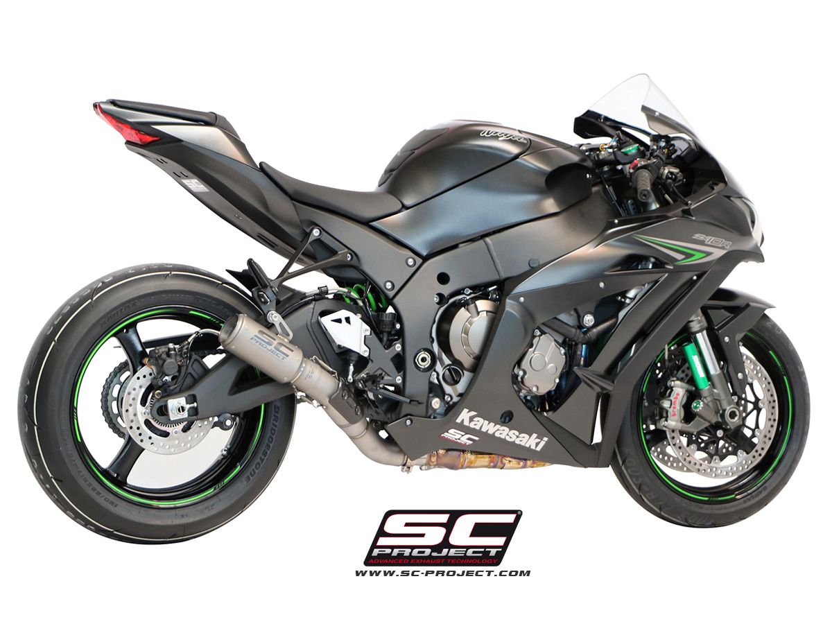 Kawasaki Ninja ZX-10R SC Project CR-T Slip On Egzoz - Karbon +