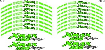 Yamaha Xmax 400 Jant Sticker Seti