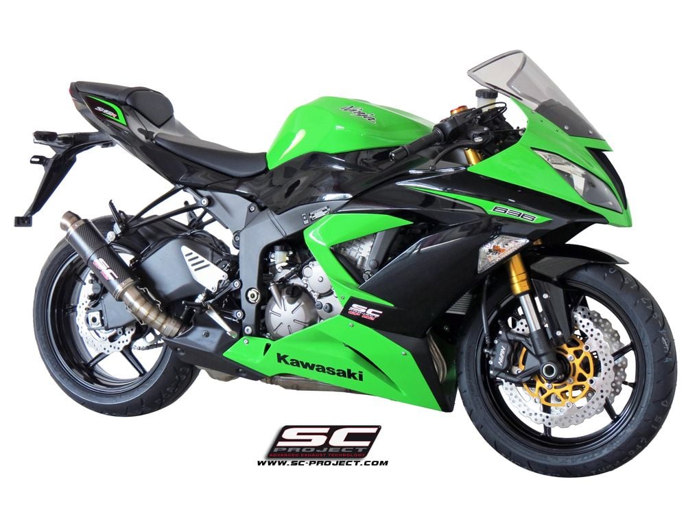 Kawasaki Ninja ZX-6R 636 SC Project GP M2 Slip On Egzoz - Karbon