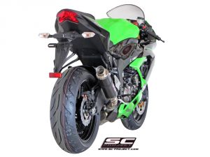 Kawasaki Ninja ZX-6R 636 SC Project GP M2 Slip On Egzoz - Karbon