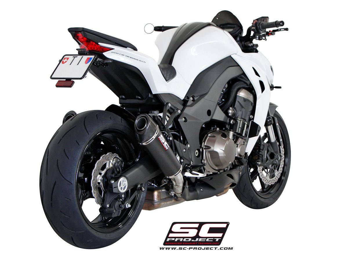 Kawasaki Z1000 SC Project Conic Slip On Egzoz - Mat Karbon