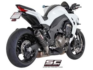 Kawasaki Z1000 SC Project GP-Tech Slip On Egzoz - Mat Karbon